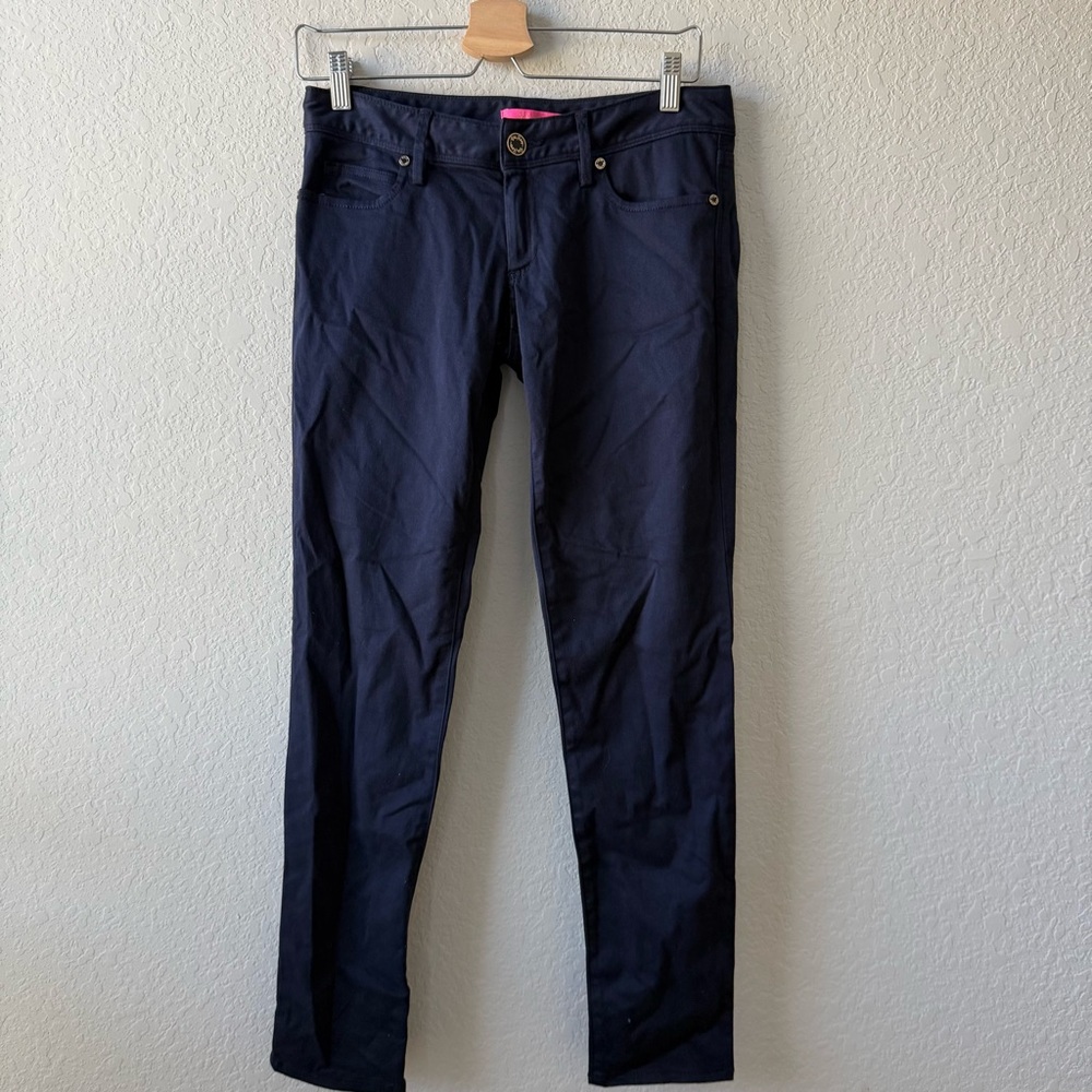 Lilly Pulitzer Worth Skinny Pants Navy‎ Size 2